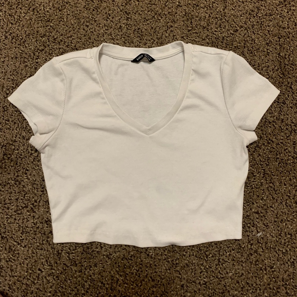 Shein White crop top